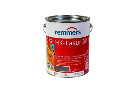 Remmers Hk Lasur 3in1 Grey Protect – Antracitszürke – 5 L
